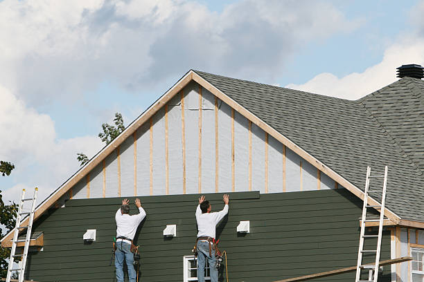 Professional Siding Contractor technician working in Wolcott, CT